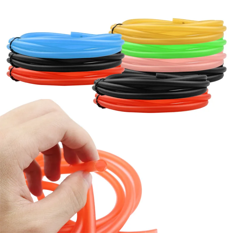 5mm Motorcycle Modified Oil Pipe Fuel Pipe High-grade Rubber Gasoline Pipe High Temperature Resistant Colored Oil Pipe 1 meter