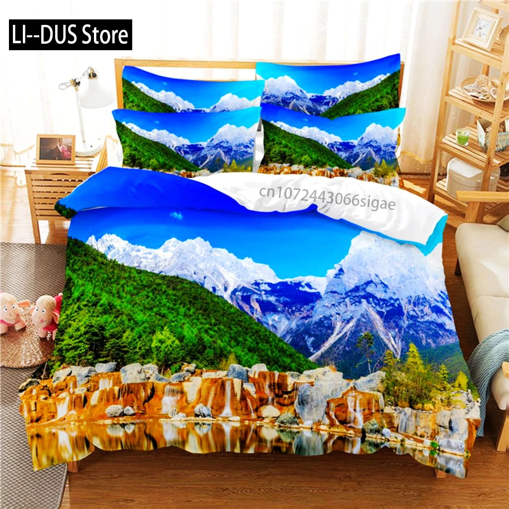 

Beautiful Scenery Bedding Set Duvet Cover Set 3d Bedding Digital Printing Queen Size Bedding Sets Fashion Designs