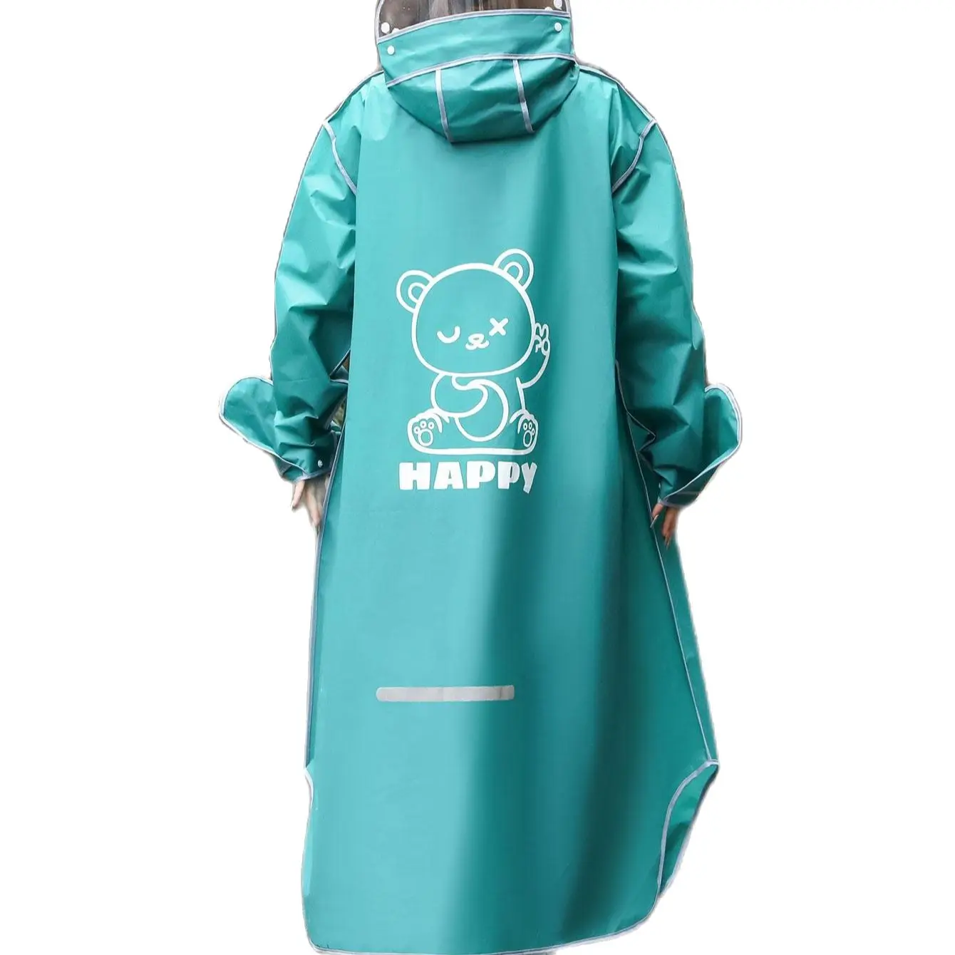 Electric vehicle raincoat long body rainstorm-proof vehicle separation female adult battery car single head poncho