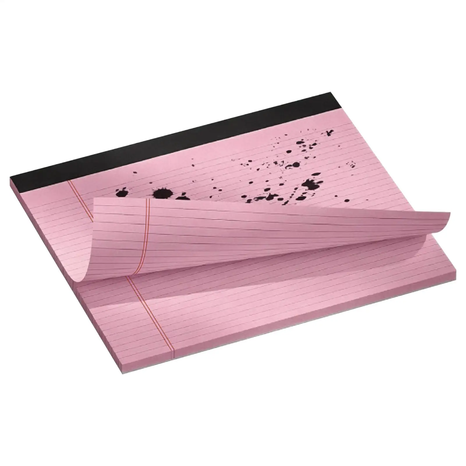 Colored Legal Pads 24x27cm Perforated College Ruled 30-Sheet Wide Legal Pads For Attorneys Lawyers Paralegals Students