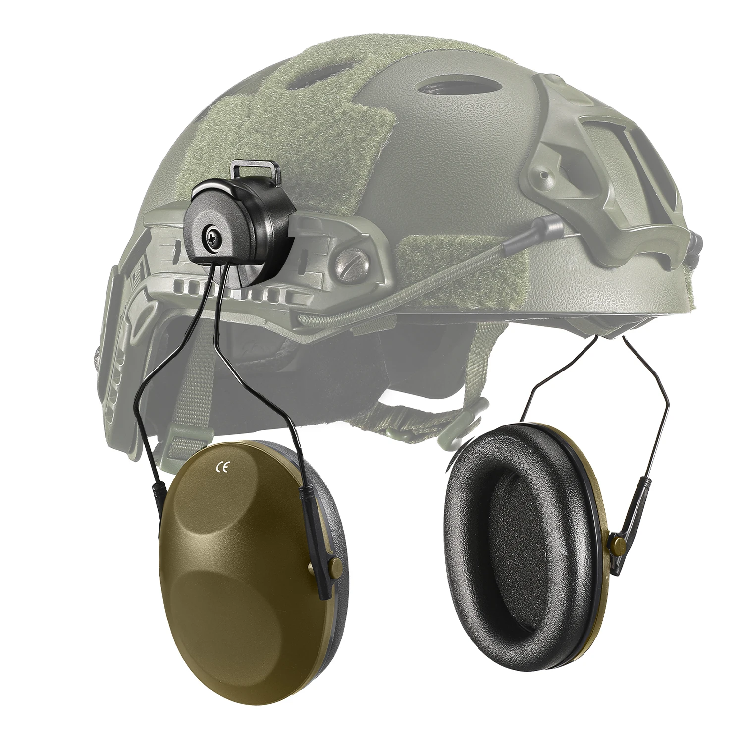 Тактическая версия на шлеме, наушники, противошумные беруши, защита слуха, звукоизоляционные защитные наушники, аксессуары для охоты