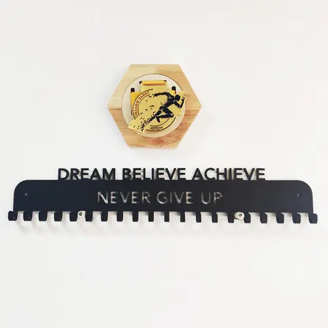 Wooden Medal Display Racks Hexagon Honeycomb Combination Medal Holder Honor Commemorative Display Rack Home Wall Decor