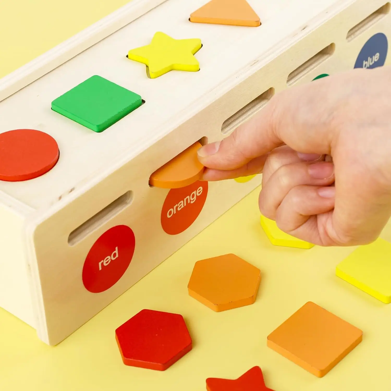 나무 모양 분류 상자 몬테소리 학습 장난감 유아 조기 교육 분류 및 매칭 게임