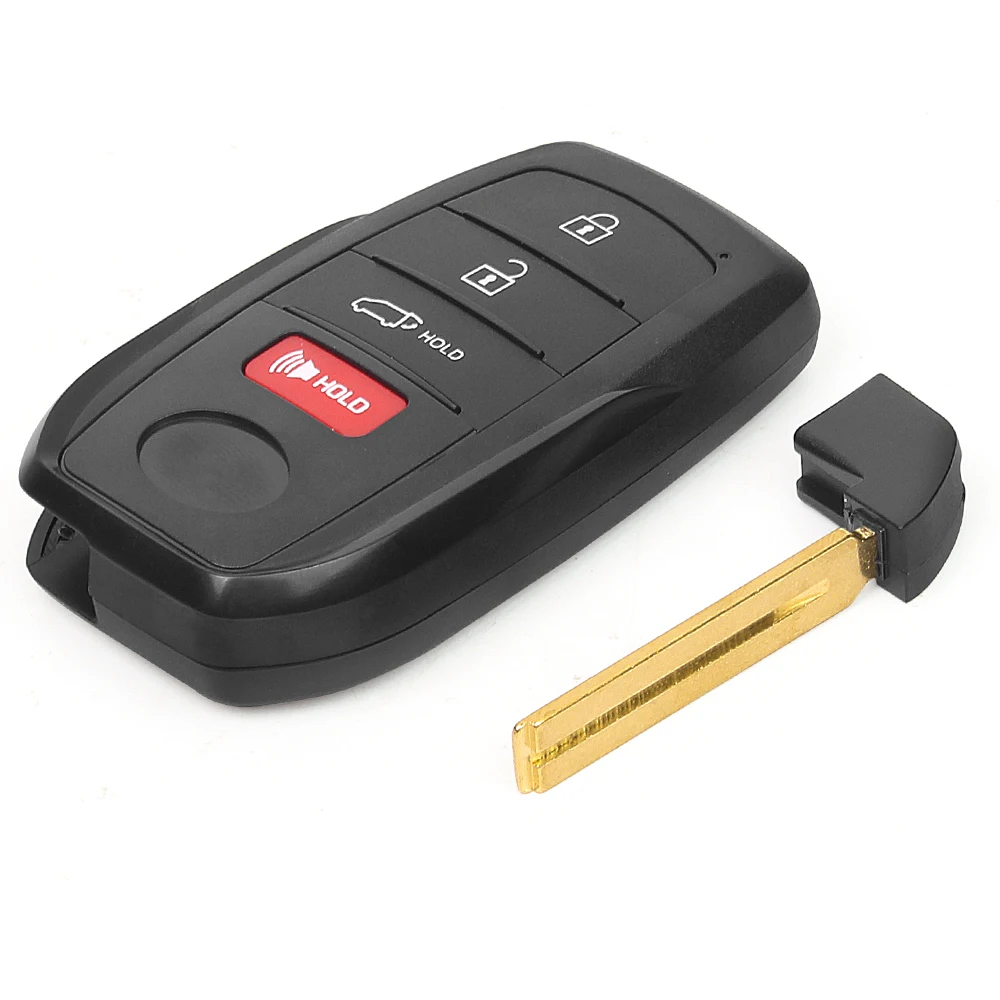 KEYECU B3N2K2R 433MHz الذكية مفتاح السيارة عن بعد فوب لتويوتا لاند كروزر 2022 2023 2024 2025 8A رقاقة P4 BA