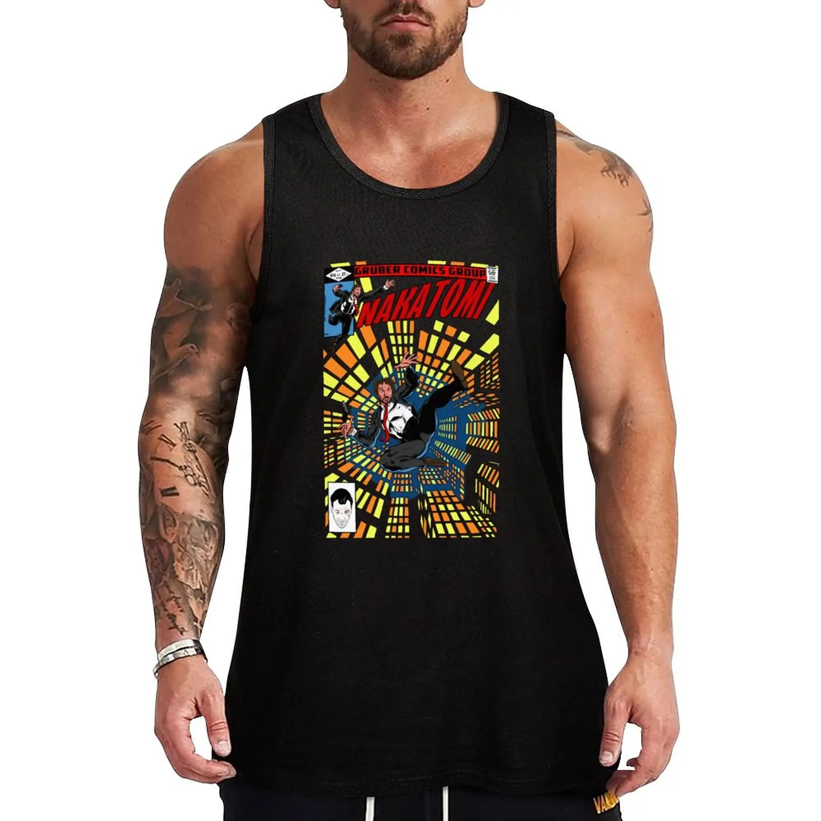

nakatomi Tank Top Active Wear Tank Top Quick Dry Athletic Sleeveless