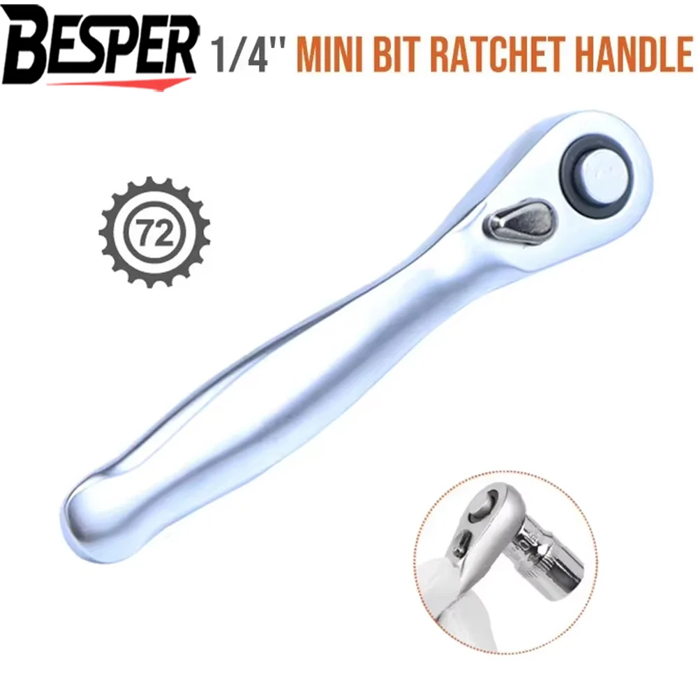 

Mini Treble 1/4 Ratchet Wrench Double Ended Quick Socket Ratchet Wrench