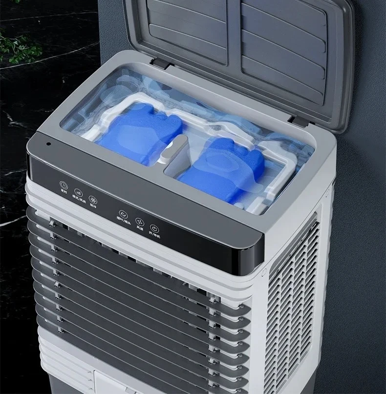 Evaporative Water Cooling Fan for Home Office, Whisper Quiet Operation Portable Cooler Air Conditioning Fan 220V