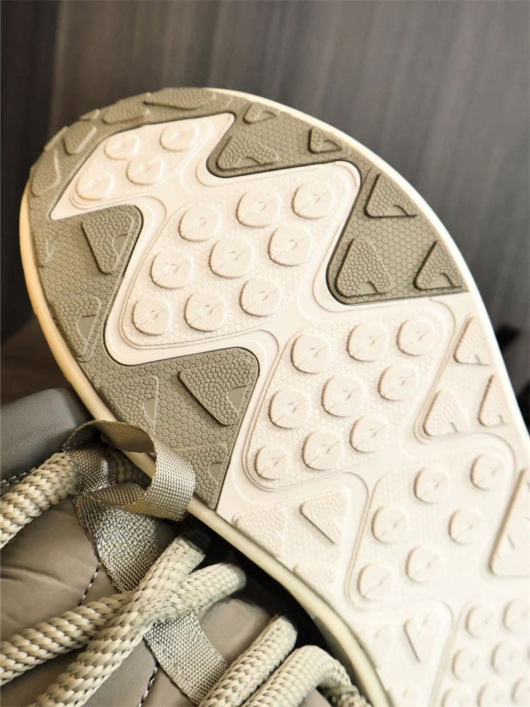 

Высококачественные мужские зимние уличные теплые спортивные повседневные кроссовки на подкладке Cotton Sensation без шнуровки с круглым носком на плоской подошве Faionable