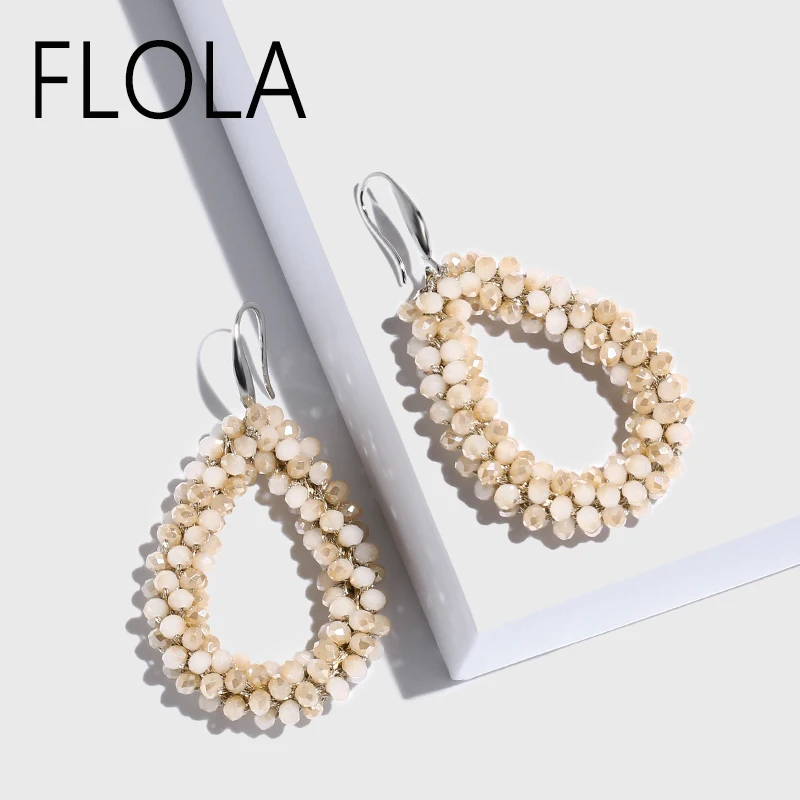 IFLola-レディースクリスタルイヤリング,ジュエリー