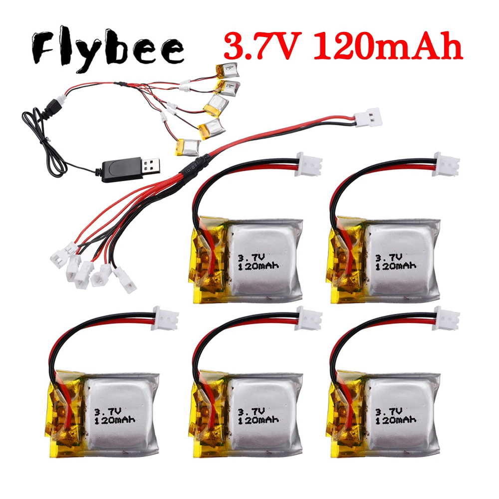 Batteria Lipo 3.7v 100mah + caricabatterie per Wltoys V272 V282 V292 Hubsan Q4 Mini Rc Quadcopter batteria per elicottero 3.7V batteria Dorne