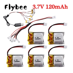 Batteria Lipo 3.7v 100mah + caricabatterie per Wltoys V272 V282 V292 Hubsan Q4 Mini Rc Quadcopter batteria per elicottero 3.7V batteria Dorne