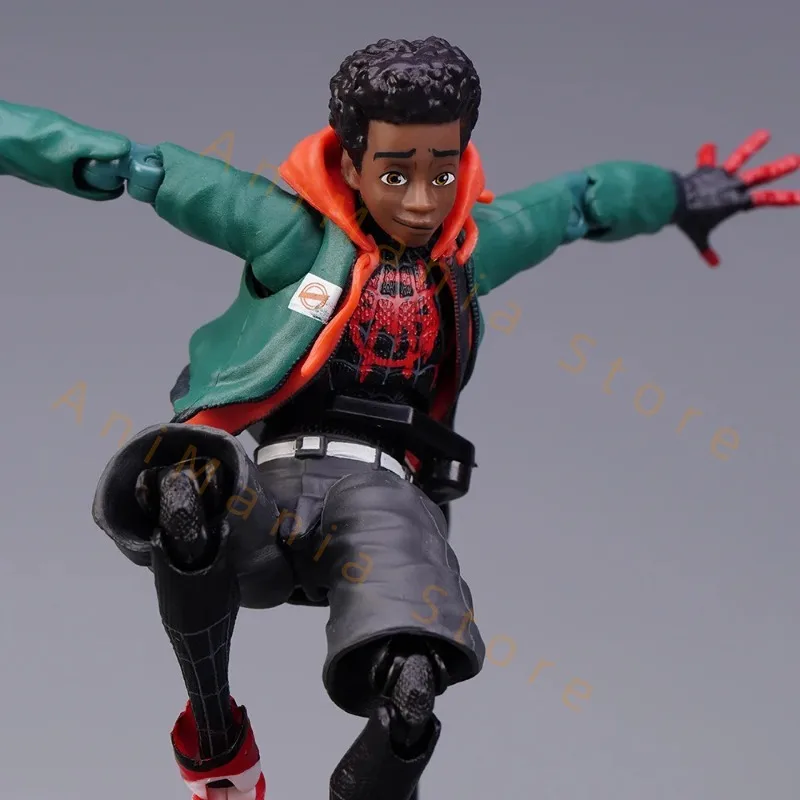 Sv ação homem-aranha peter parker figura de ação sentinela no verso-aranha milhas morales spiderman noir estatueta modelo brinquedos