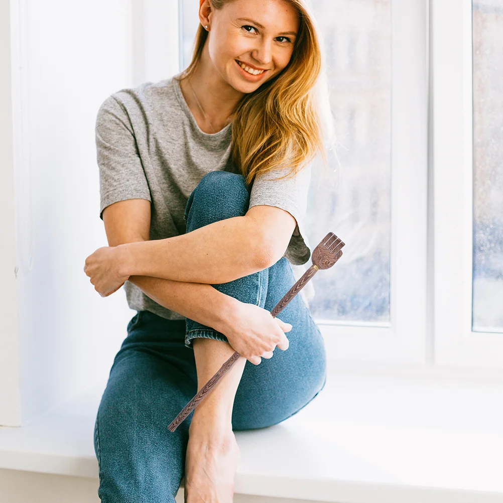 

3Pcs Back Scratching Tool Wooden Massage Stick for Shoulder and Back Relief Ideal for Skin Protection Itch