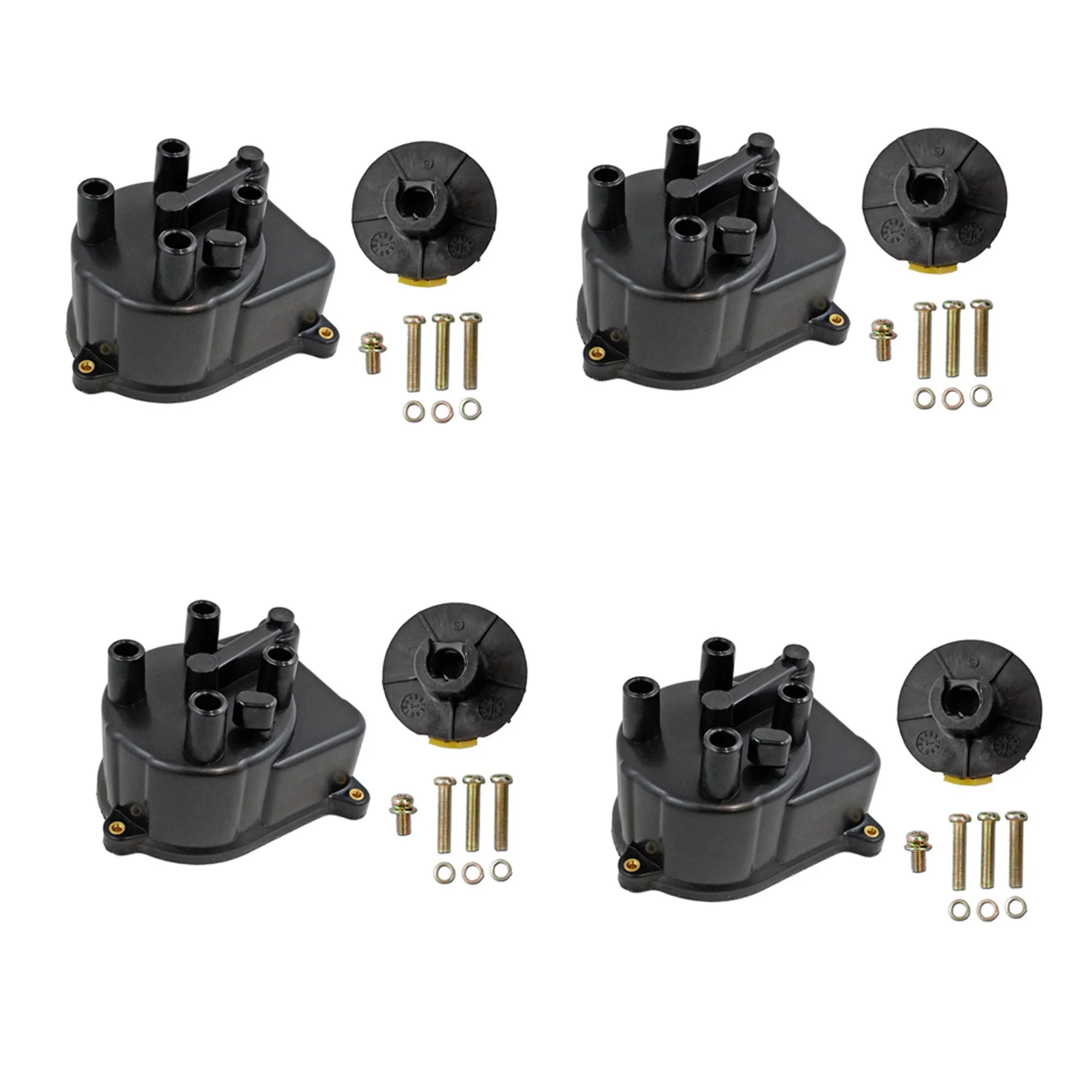 4X Distributor Rotor&Cap For Honda Accord Civic CR-V CRV Acura Integra EL Del Sol 30102P54006 30103P08003-L94A