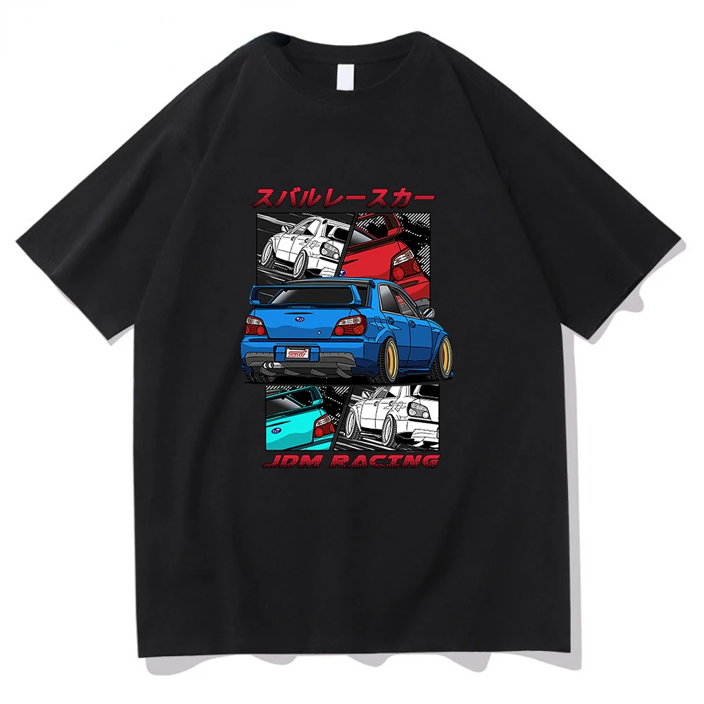 Funny Classic Initial D T Shirt Men Harajuku T-Shirt Unisex Hip Hop GTR Vaporwave JDM Car Print Tshirt Casual Daily Tee harajuku