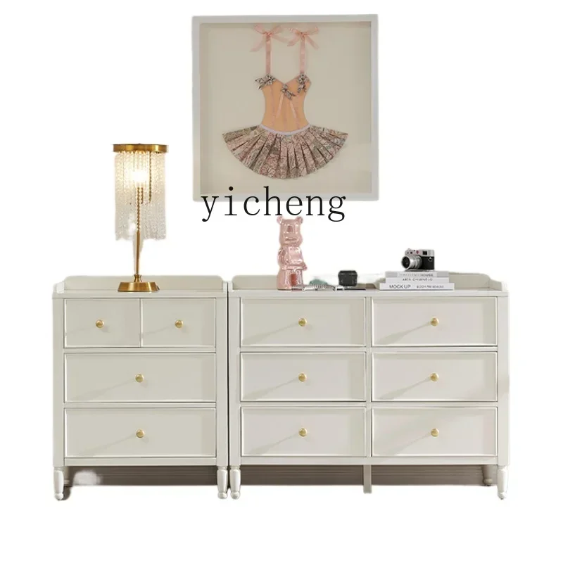 

Modern Solid Wood Chest of Drawers Storage Simple Home with Drawer Cabinet