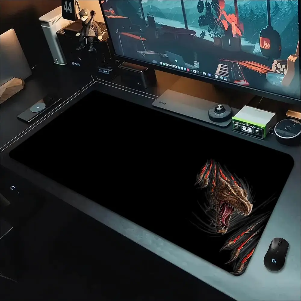 Dragon Art Large Gaming Mouse Pad Non Slip Rubber Base Extended Desk Mat For PC Laptop Gaming Computer Desktop Accessories