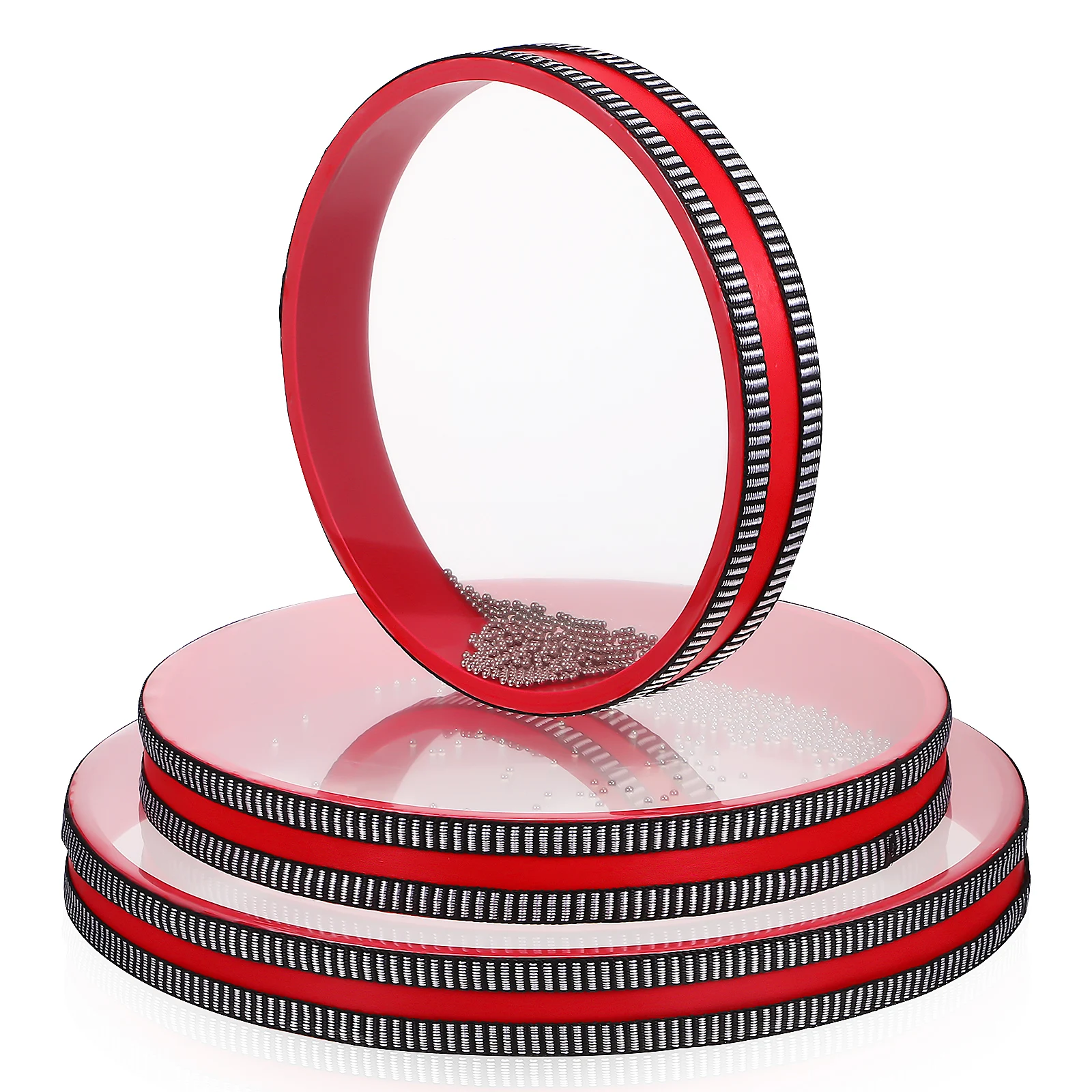 

3pcs Ocean Drums Wave Sounds Percussion Instruments For Adults Steel Ball Durable Round Drum Musical Instrument Party