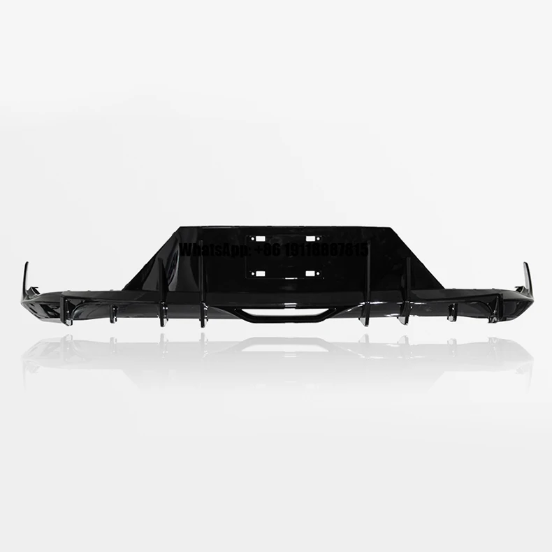 

Car Rear Bumper Lip Diffuser Spoiler Rear Side Splitter Deflector Car Upgraded Rear Bumper Lip for BYD Han EV 2022-2023