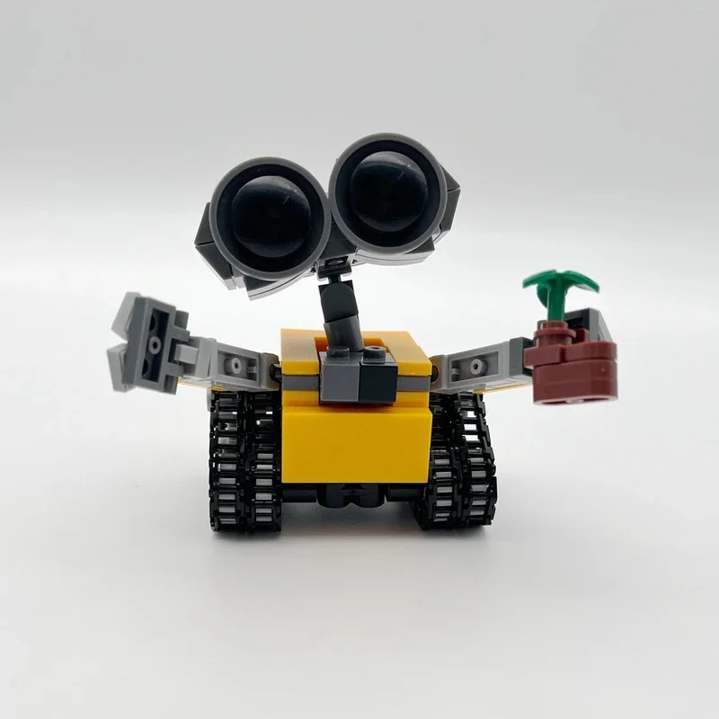 Classic Movie 200+pcs Mini Robot Wall-e MOC Building Blocks Model DIY Bricks Kits Creative Toys for Kids Children Adult Gifts - view 6