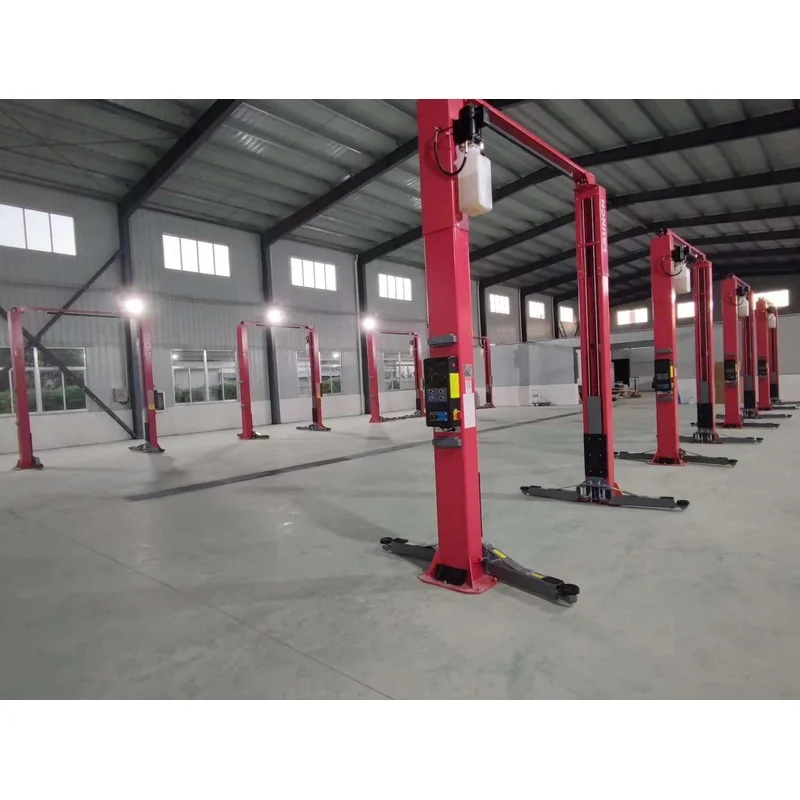 4 Ton Clear Floor Two Post Car Lift 00kg Hydraulic Oveead  Post Auto Hoist Vehicle Lifting Equipment