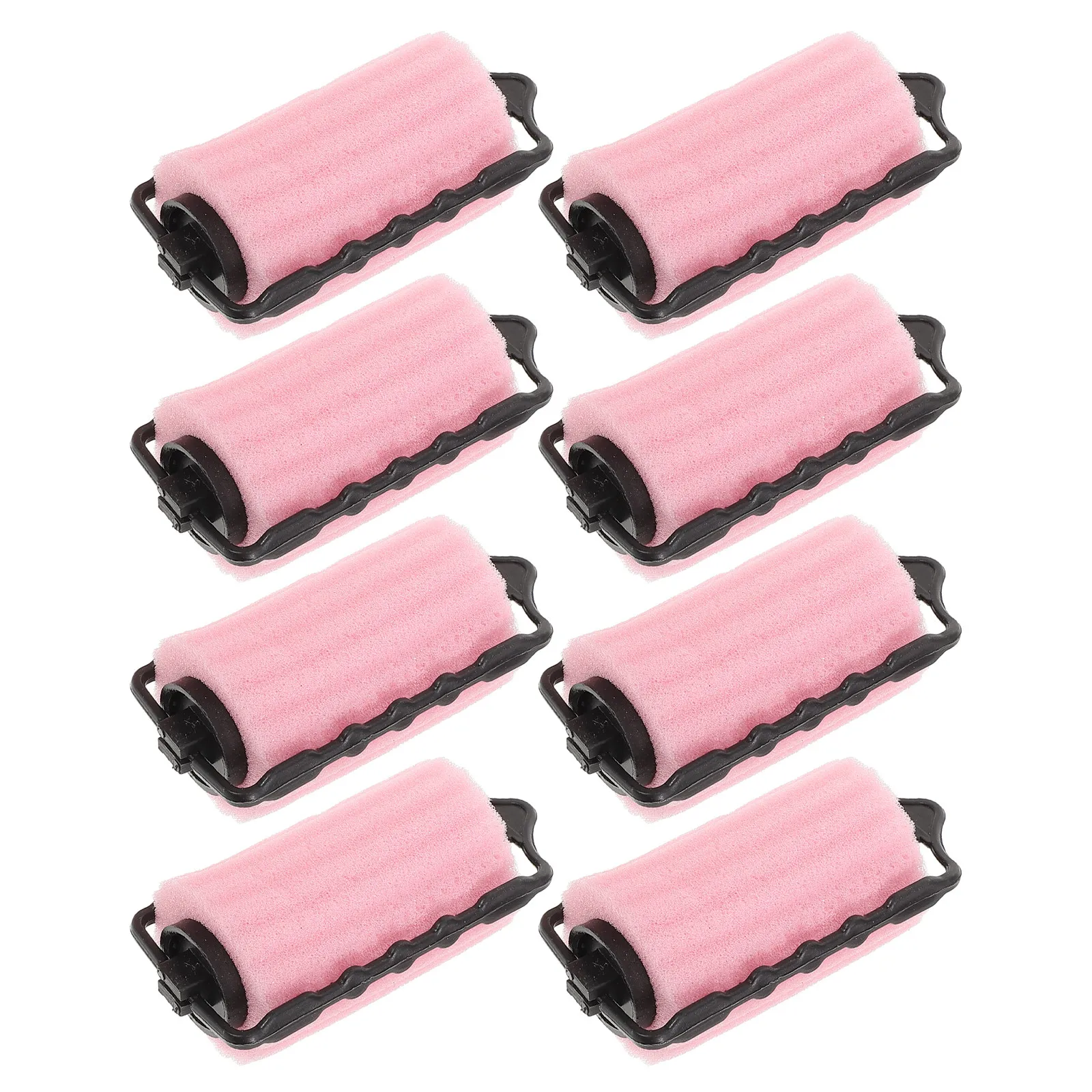 

8Pcs Sponge Hair Rollers Self Holding Foam Curlers for DIY Home Salon Use Easy to Apply on Damp Or Dry Hair Bangs Waves Volume