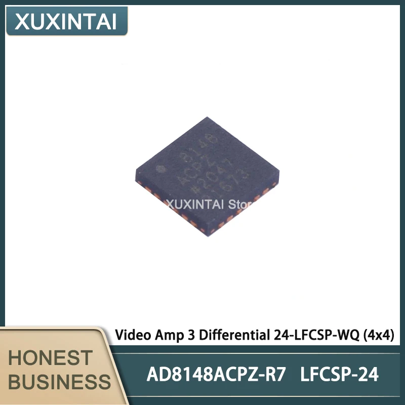 

10Pcs/Lot New Original AD8148ACPZ-R7 AD8148ACPZ Video Amp 3 Differential 24-LFCSP-WQ (4x4)