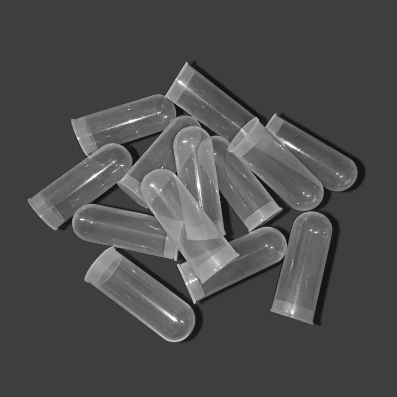 15Pcs 100ml Snap Cap Round Bottom Centrifugal Tube Transparent Free-standing Laboratory Analysis Equipment