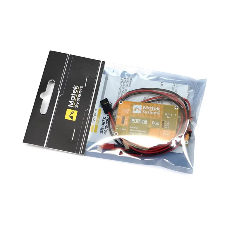 Matek Dual Bec 4a/5-12V & 4a/5V Ingebouwde Afstandsbediening Aux Kanaalschakelaar Voor Rc Drone Multi-Axis/Fpv/Helikopter Deel