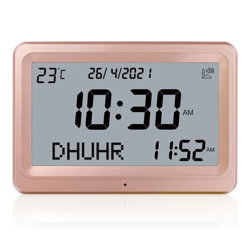 Muslims Azan Table Clocks Azan Prayer Clock Digital Prayer Desk Clock Decoration Drop shipping