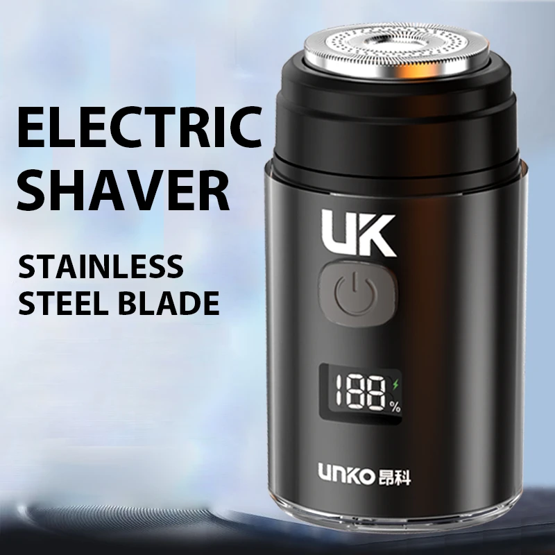 

Новинка 2025 года, портативная электробритва, перезаряжаемая бритва, водонепроницаемая автомобильная бритва с зарядкой, мощная бытовая бритва для бороды