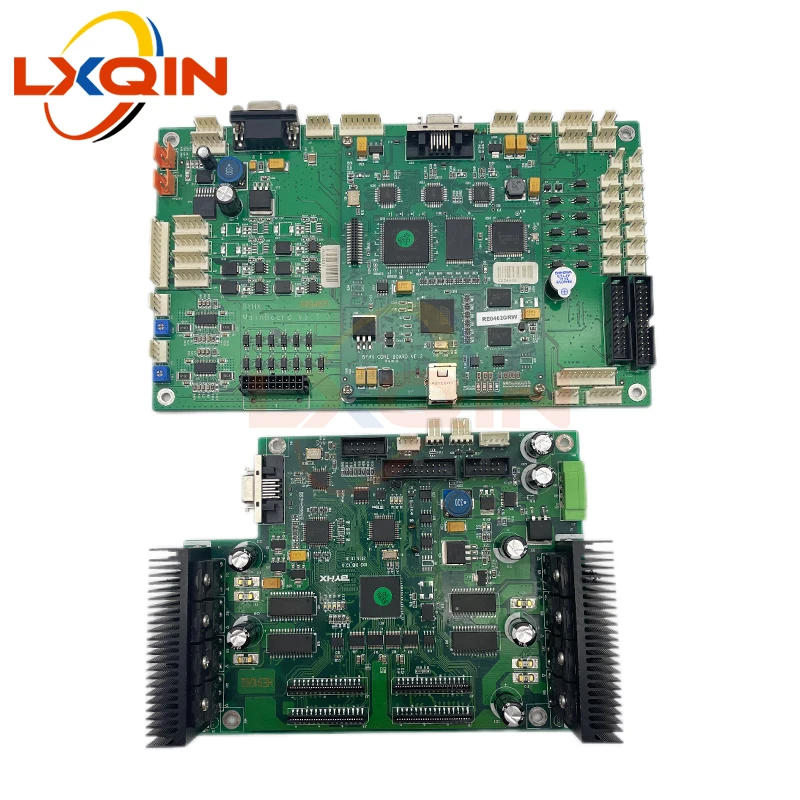 

LXQIN Double head DX5 Head carriage board main board BYHX One set for Human Allwin Twinjet large format printer