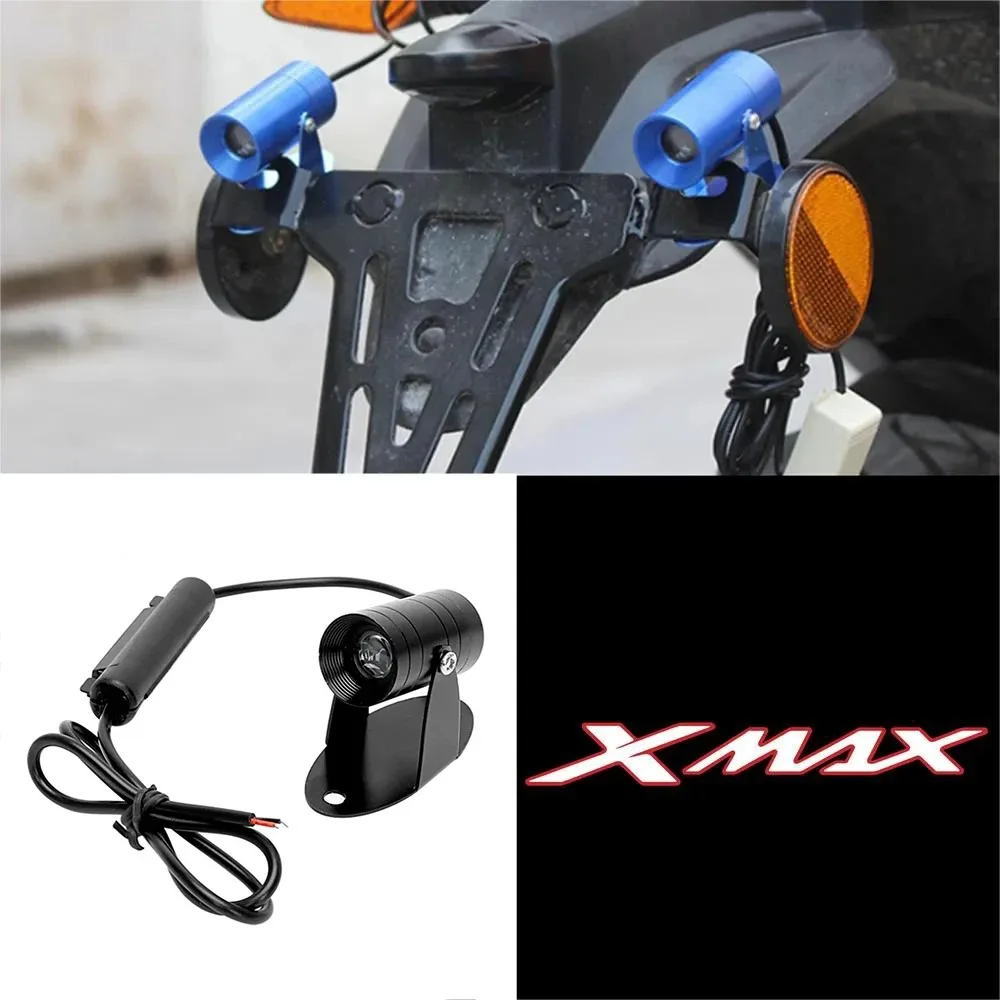 

1 Piece X-Max 125 150 X-Max 300 400 Accessories X MAX Logo LED Motorcycle Projector Shadow Light