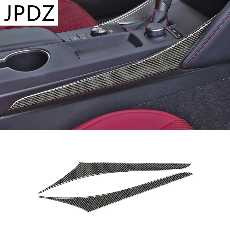 

For Lexus IS250 300 350 200 T 2013-2018 Carbon Fiber Gear Shift Automatic Shifter Trim Cover Center Armtest Panel Sticker