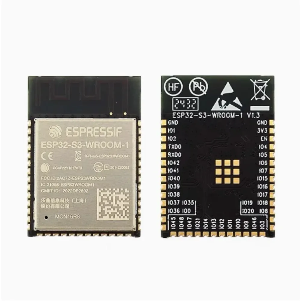 ESP32 Dual Core Wireless Chip Espressif ESP32 S3 WROOM 1 1U Module 2 4GHz WiFi Bluetooth Communication Module For Maker