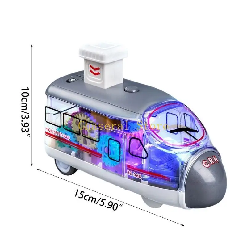 E7ce kinderen transparante versnellingsspeelgoed cultiveren creativiteit en handoogcoördinatie
