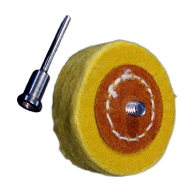 1pcs 2Inch 50mm Polish Cloth Wheel Brush Head Grinder Shank Buffing Accessory Rotary Tool Polishing Pad Hand Tool Kit