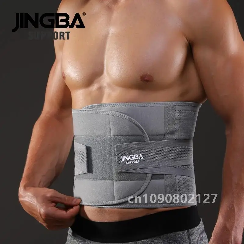 JINGBA SUPPORT Back Support Waist Trainer Corset Sweat Brace Orthopedic Belts Trimmer Ortopedica Spine Support Pain Relief Brace