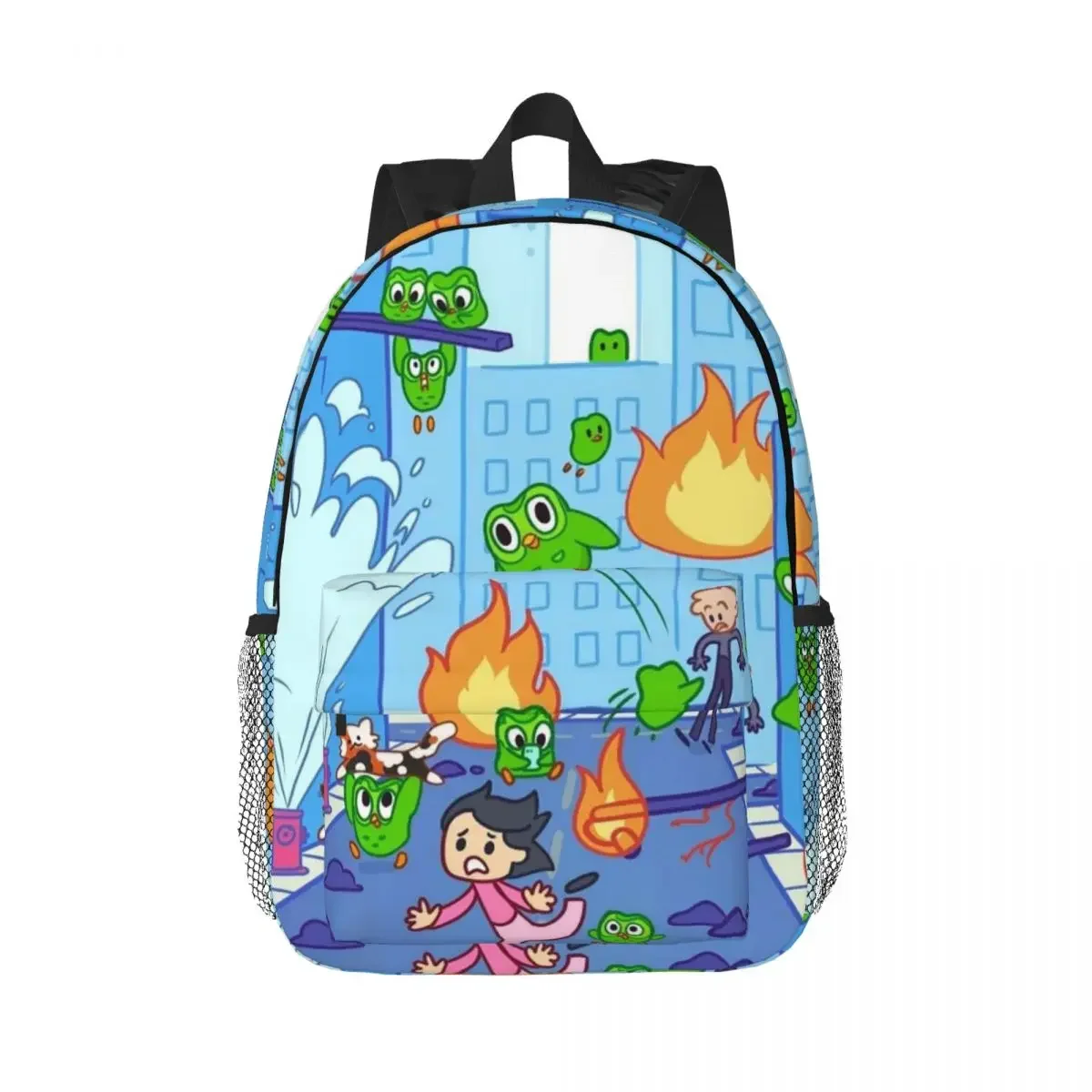 

Duolingo Owl Duo Backpack Hot Sale Daypack Large Capacity Boys Girls BookBag Shoulder Bags for Men Women Kids School Bag