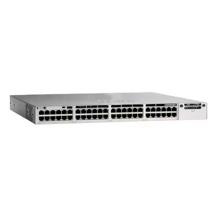 Original Cisco C9300-48P-E  Network Switch 48 Port PoE+ Ethernet Smart Switch with Good Price