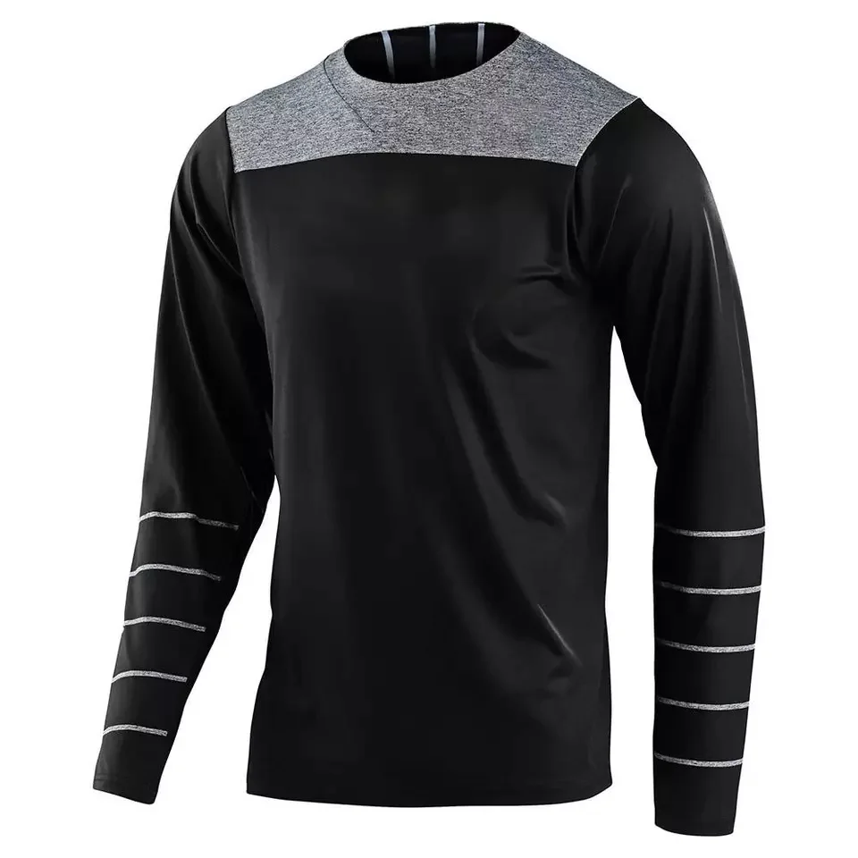 Customized Mountain Bike Downhill Jersey Cross Country DH Motorcycle Jersey BMX Enduro Mountain Bike Shirt Customized image 3