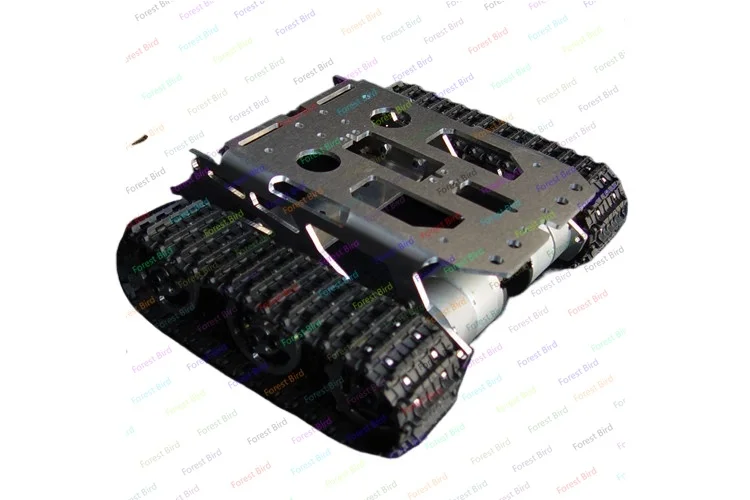 

Tank chassis, smart car, crawler chassis, crawler car, tank car, tank robot metal motor A