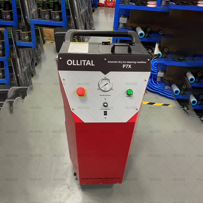 آلة تنظيف ناسف الثلج الجاف Co2 الاستخدام الصناعي آلة تنظيف الثلج الجاف معدات تفجير الثلج الجاف #6