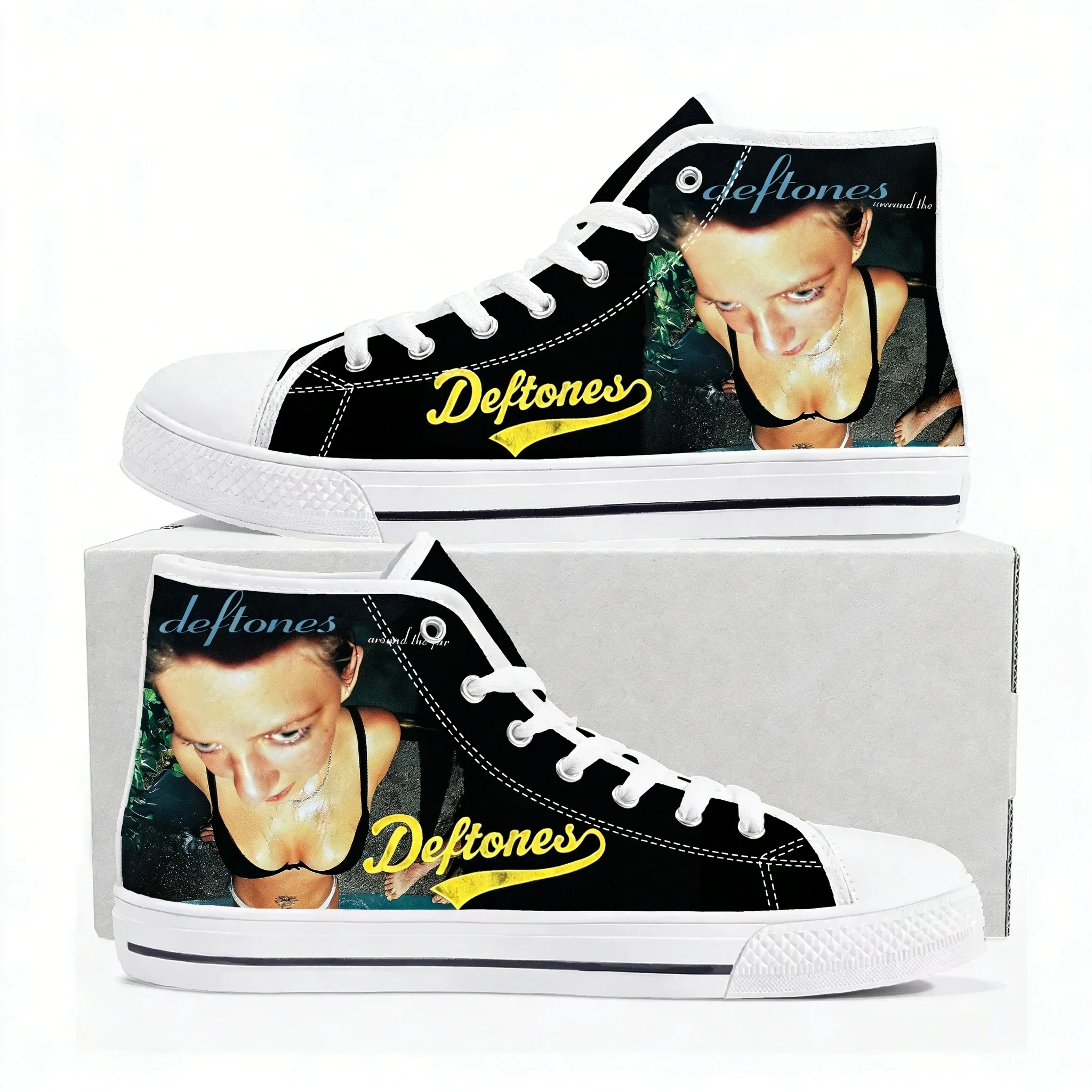 

Deftones Metal Rock High Top High Quality Sneakers Mens Womens Teenager Canvas Sneaker Ghana Hiking Casual Shoes Custom Shoe