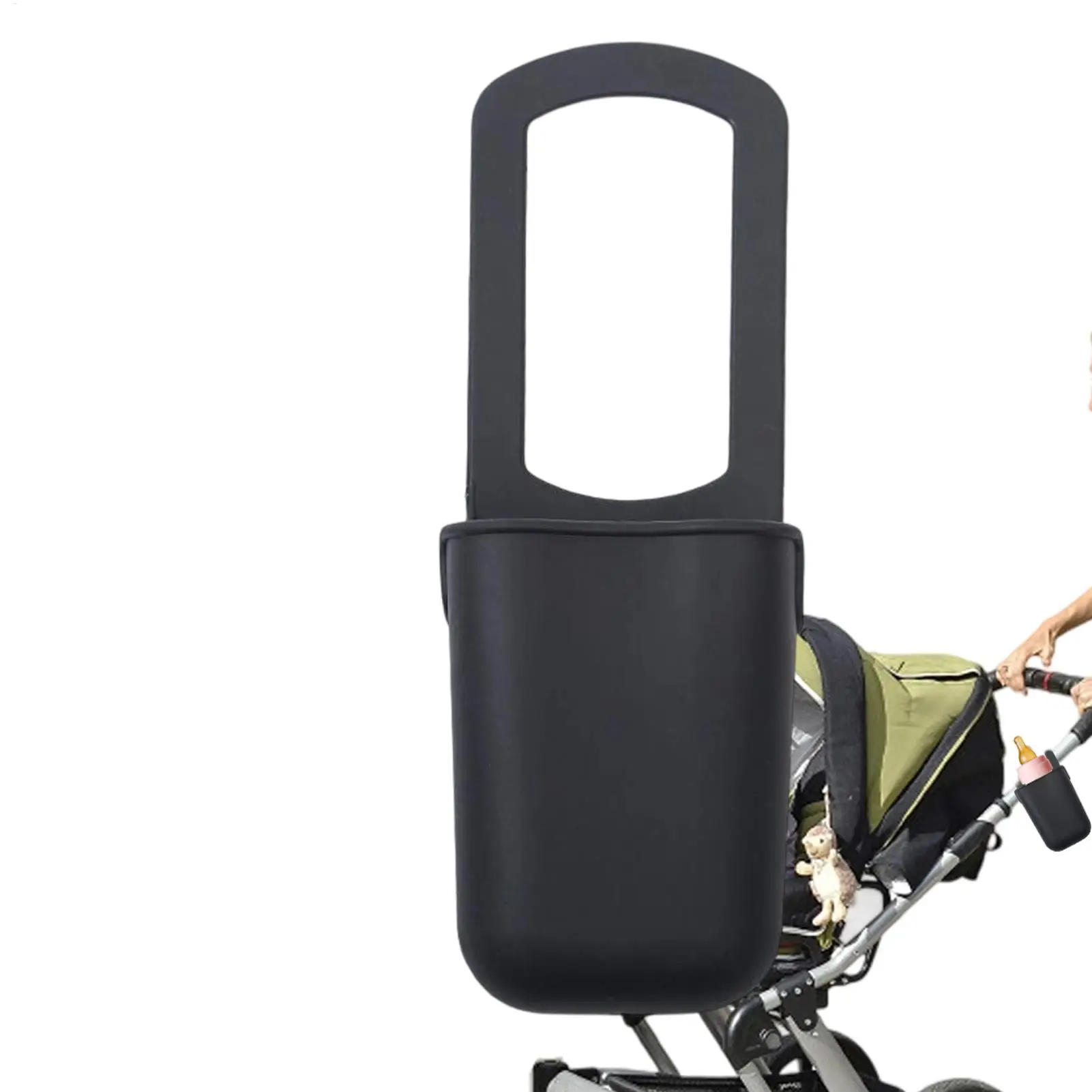

Luggage Cup Holder Silicone Stroller Organizer Storage Bags Baskets For Golf Treadmills Yard Stadium Park Picnic Bicycles Garden