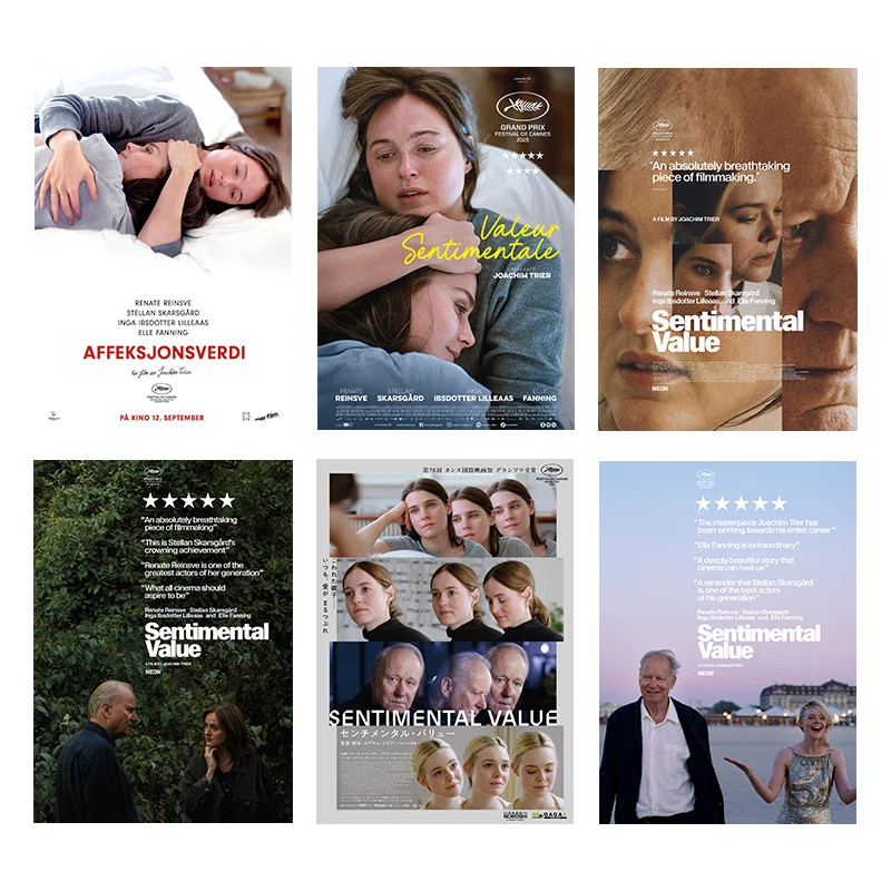 Latest Movie Sentimental Value Poster Norway Latest Film Prints Canvas Painting Wall Art Pictures Home Living Room Decoration