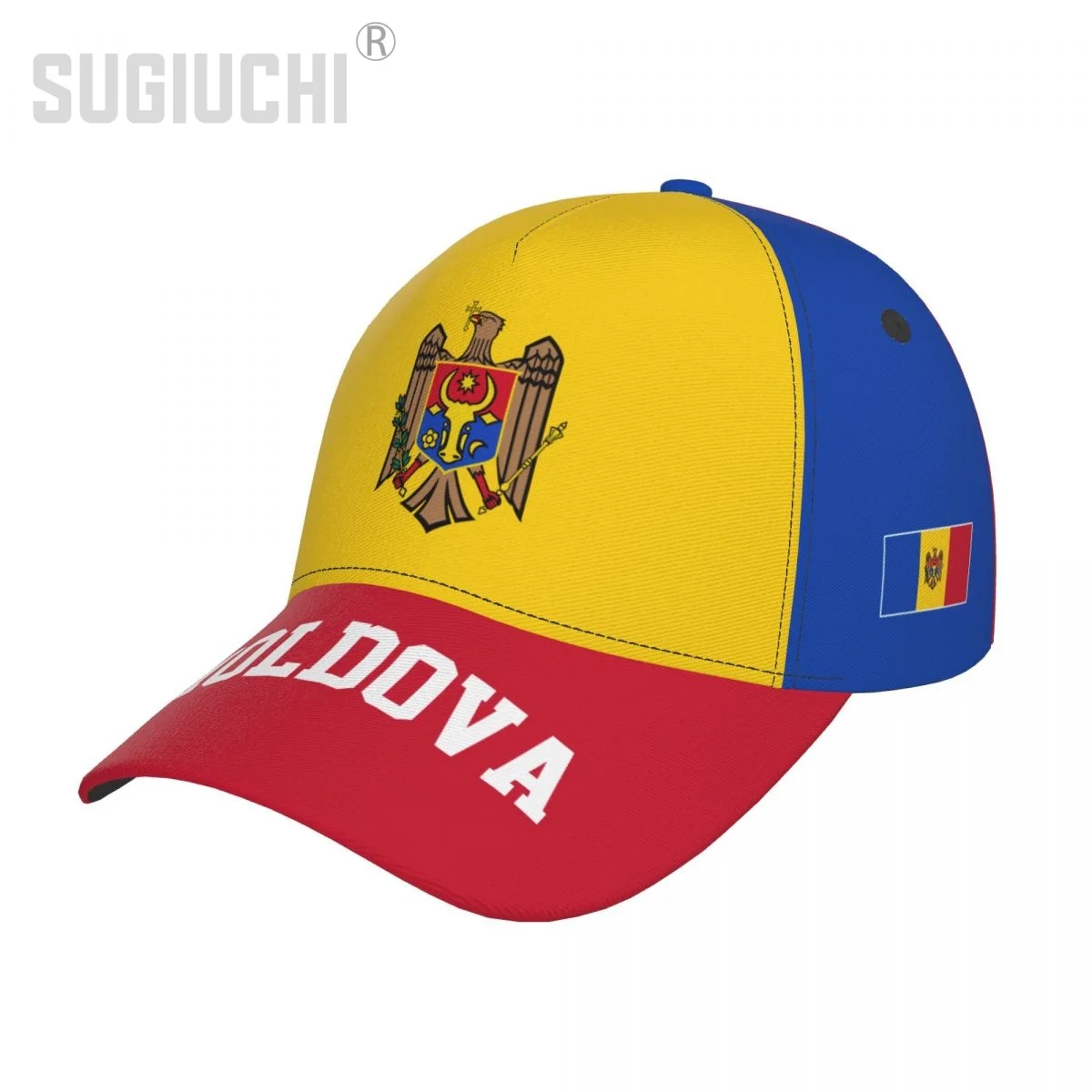 

Unisex Moldova Flag Moldavian Adult Baseball Cap Patriotic Hat for Baseball Soccer Fans Men Women