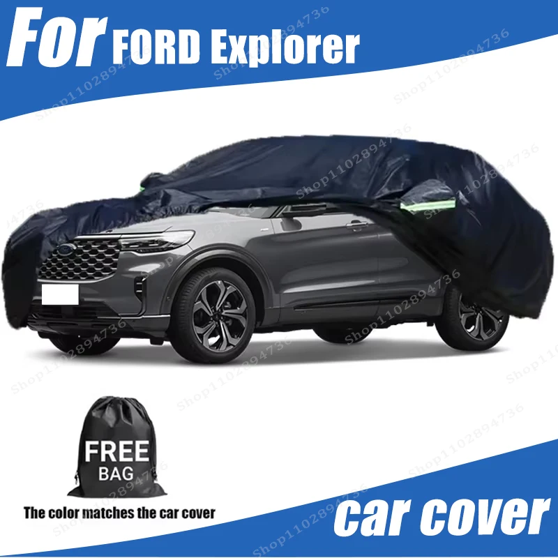 

Всесезонный чехол для автомобиля FORD Explorer: водонепроницаемый, пылезащитный, УФ-защитный, снегозащитный, устойчивый к царапинам, полная защита, автомобильные аксессуары
