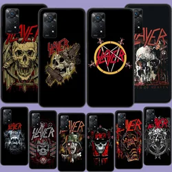Slayer Heavy Metal Rock Band Phone Case For Redmi Note 14+ 13 Pro Plus 14C 13C 12C 12 10A 10C 10 9 8 9A 9C 9T 8A 7 Pro Xiaomi Ca