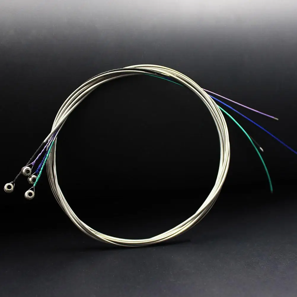 

4 Pcs Strings Stainless Stainless Steel Cello Strings Steel Durable Replacement Violoncello Accessories Musical Instruments